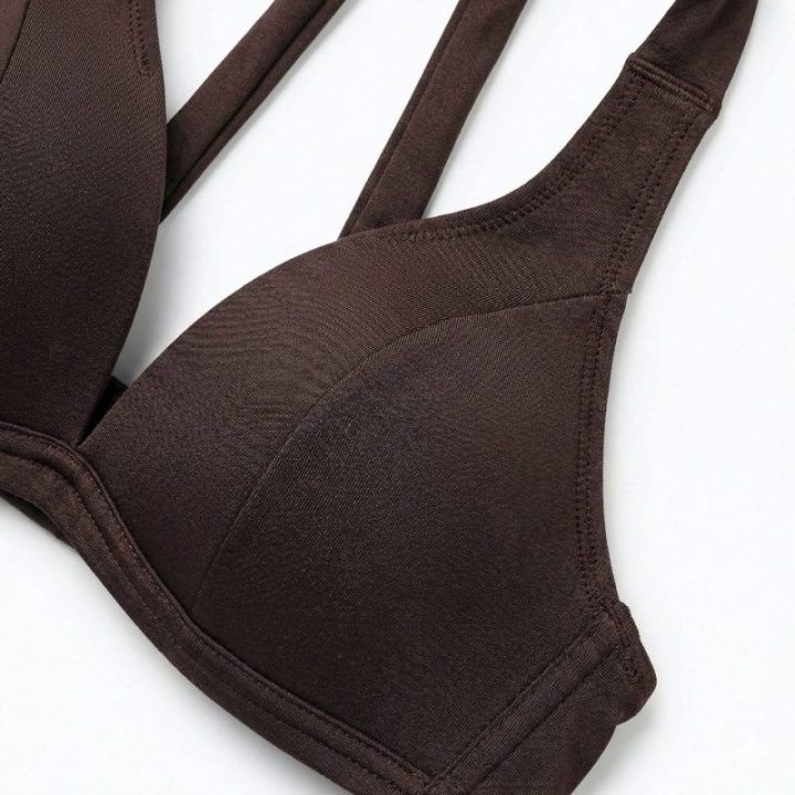 Moteriškas maudymosi kostiumėlis halter su formuotais kaušeliais — Mocca Beach
