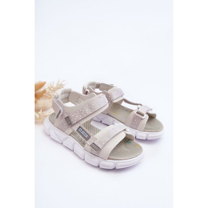 Vaikiški Basutės su užtrauktukais Big Star LL374201 White-Silver