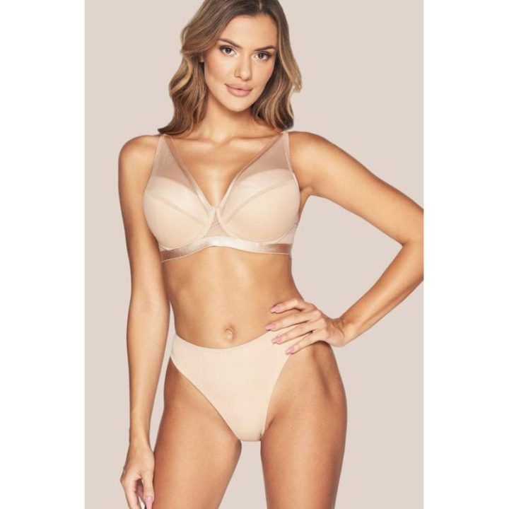 Braziliško kirpimo moteriškos kelnaitės Kinga Comfort B-861/2, kūno spalvos