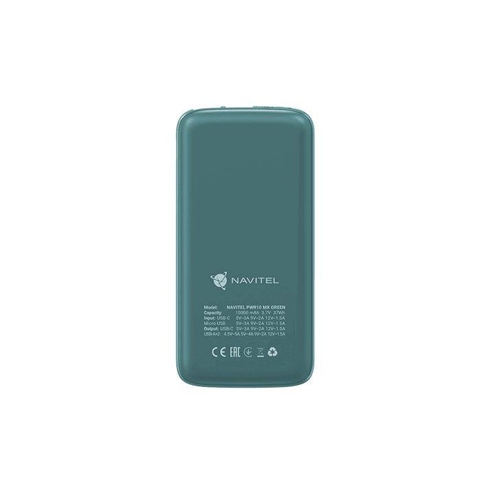 Žalias Navitel PWR10 MX powerbankas
