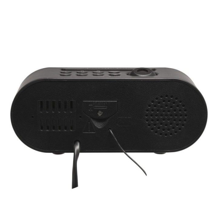 Denver CRP-717 juodas laikrodis su radiju ir projekcija