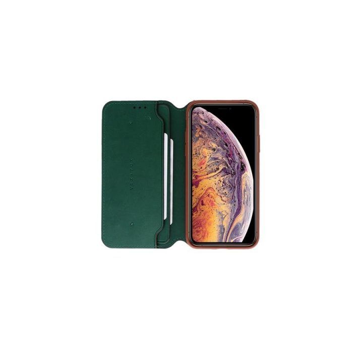 Žalias piniginės tipo telefono dėklas Huawei P20