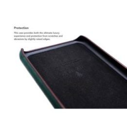 Žalias telefono dėklas su kortelės skyriumi iPhone X/XS