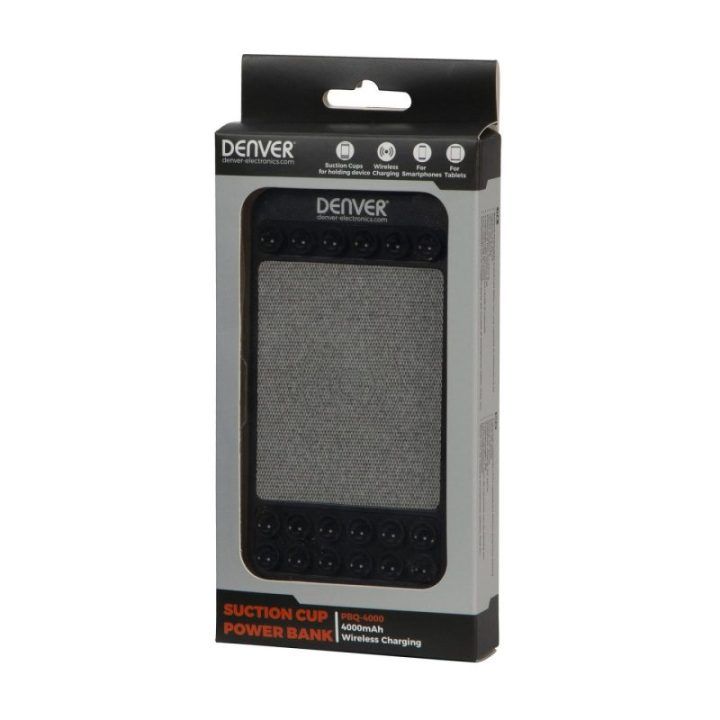 Denver PBQ-4000 4000 mAh powerbankas su belaidžiu įkrovimu