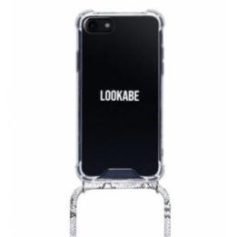 Telefono dėklas su kaklo dirželiu iPhone 7/8 Plus, sidabrinis