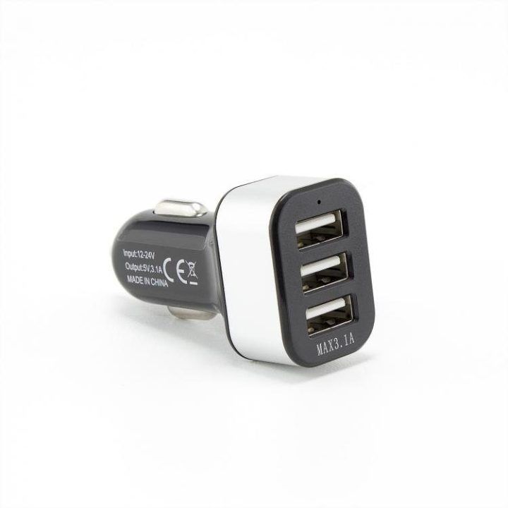 Automobilinis įkroviklis Sbox CC-331B, 3,1 A, juodas/sidabrinis