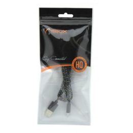 Juodas USB į micro USB laidas, 1 m