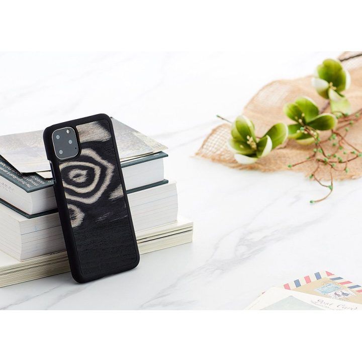 Juodas leopardinis telefono dėklas iPhone 11 Pro Max