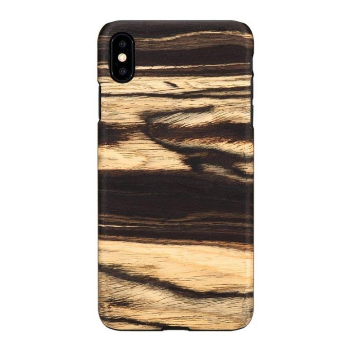 Telefono dėklas iPhone XS Max, baltas juodmedžio raštas
