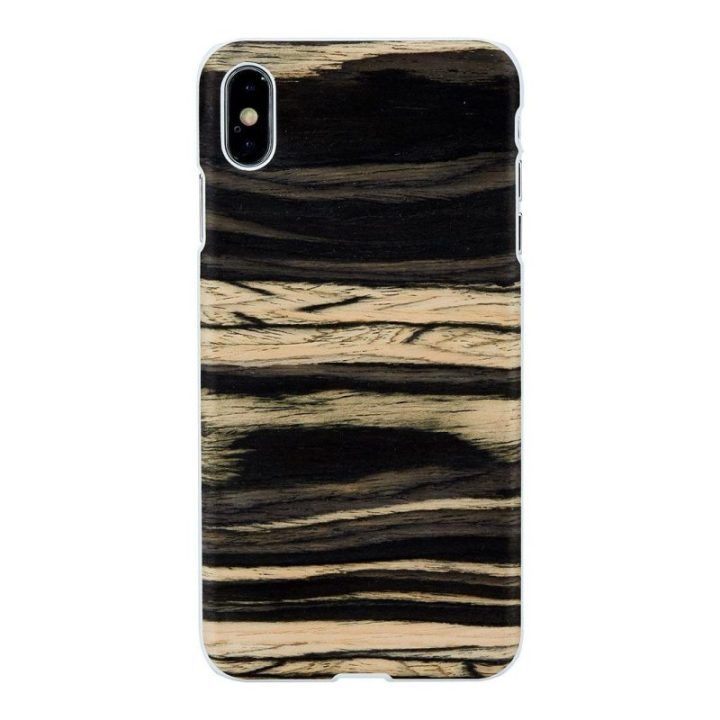 Telefono dėklas iPhone XS Max, baltas ebenuotas
