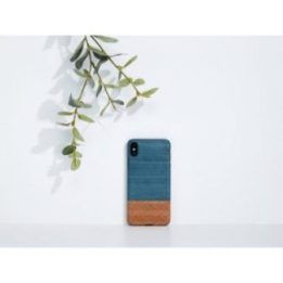 Telefono dėklas iPhone XS Max, juodas džinsinis