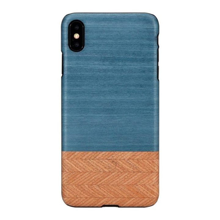 Telefono dėklas iPhone XS Max, juodas džinsinis