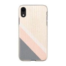 Telefono dėklas iPhone XR, rožinis ir juodas