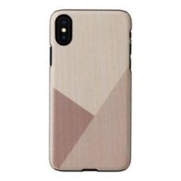 Juodas telefono dėklas iPhone X/XS su tulpėmis