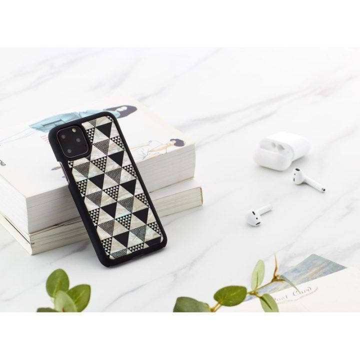 Telefono dėklas iPhone 11 Pro, juodas „Pyramid“