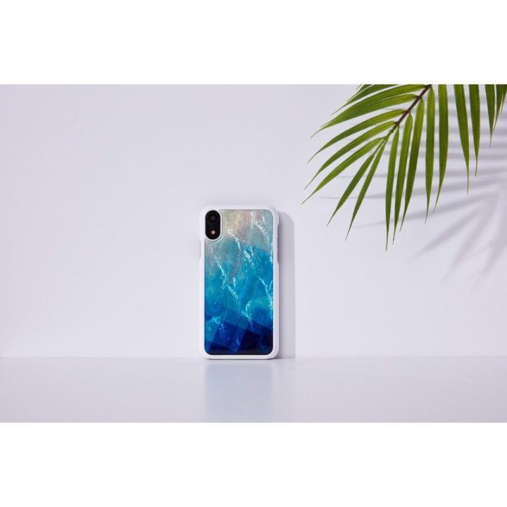 Telefono dėklas iPhone XR, Blue Lake White