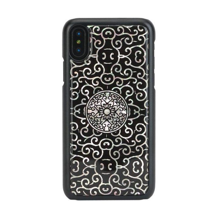Juodas telefono dėklas iPhone XS/S „Liana“