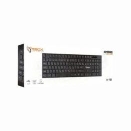 105 klavišų membraninė klaviatūra Sbox K-18US, juoda