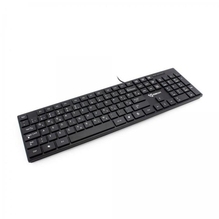 105 klavišų membraninė klaviatūra Sbox K-18US, juoda