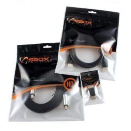 USB A–microUSB laidas, 0,1 m, juodas