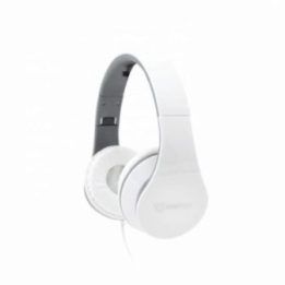 Baltos laidinės ausinės su mikrofonu Sbox HS-501 Blackberry White