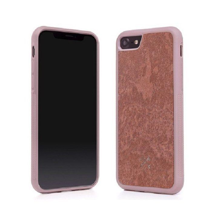Telefono dėklas iPhone 7/8, rudas marmurinis