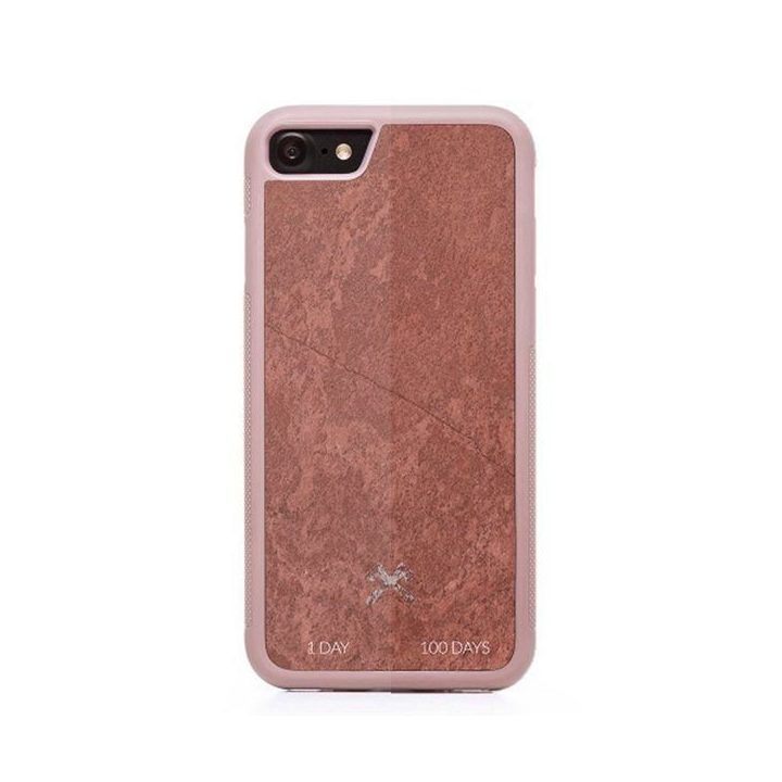 Telefono dėklas iPhone 7/8, rudas marmurinis