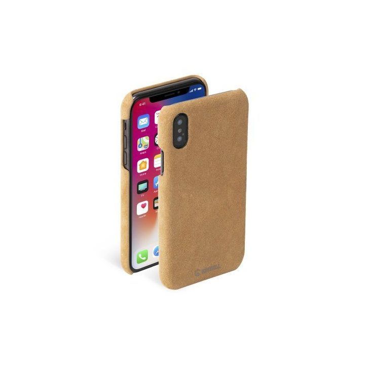 Krusell Broby telefono dėklas Apple iPhone X/XS, rudas