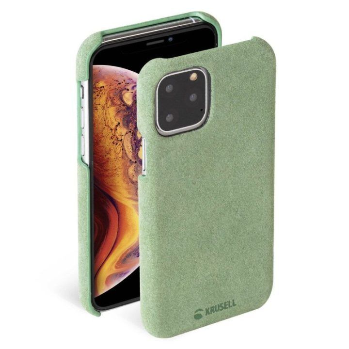 Telefono dėklas Krusell Broby Apple iPhone 11 Pro Max, alyvuogių spalvos