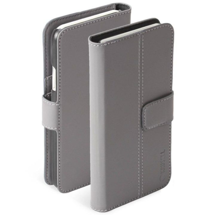Pilkas folio dėklas iPhone Xs Max