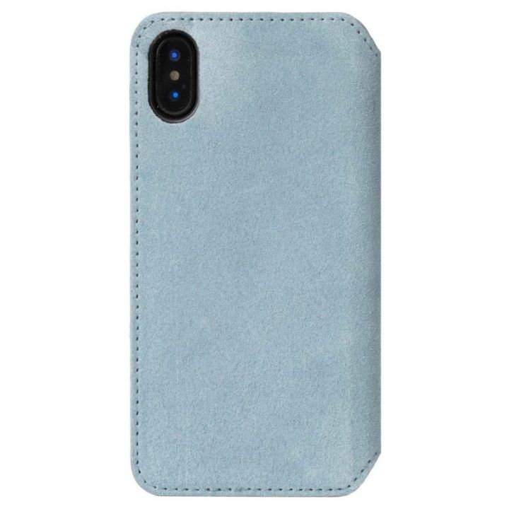 Krusell Broby Folio telefono dėklas iPhone Xs Max, mėlynas