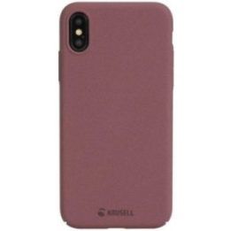 Krusell Sandby piniginės tipo dėklas iPhone X/XS, burgundiškas