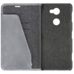 Krusell piniginės tipo dėklas Sony Xperia L2, pilkas