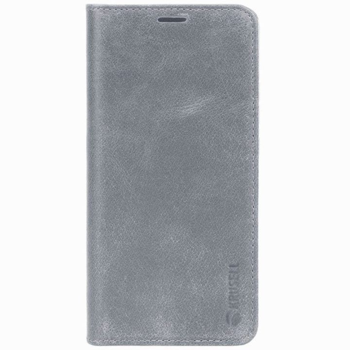 Krusell piniginės tipo dėklas Sony Xperia L2, pilkas