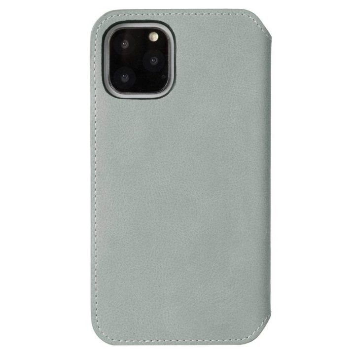 Telefono dėklas-pinigine Krusell Sunne iPhone 11 Pro, pilkas