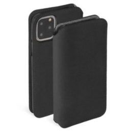 Juodas telefono dėklas-piniginė iPhone 11 Pro Max