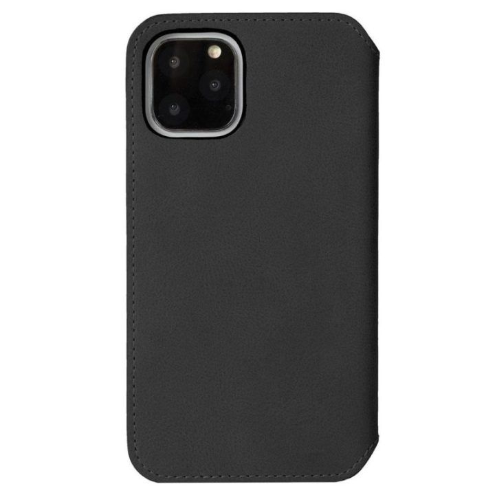 Juodas telefono dėklas-piniginė iPhone 11 Pro Max