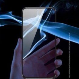 Juodas apsauginis stiklas iPhone 11 Pro Max ekranui su anti-blue-ray funkcija