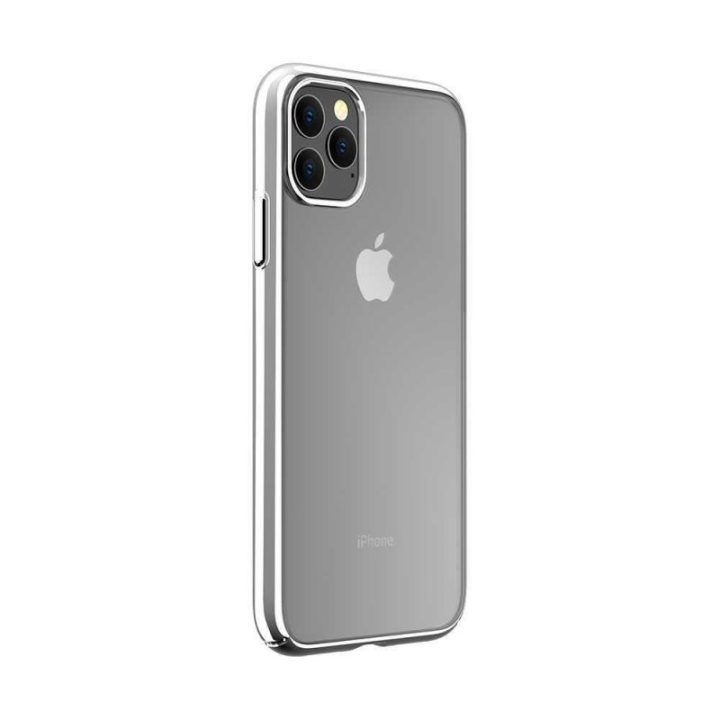 Devia Glimmer serijos telefono dėklas iPhone 11 Pro Max, sidabrinis