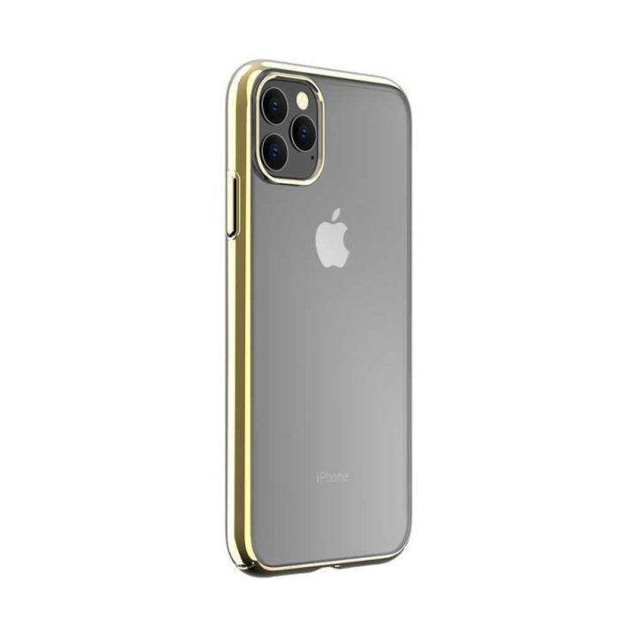 Auksinis telefono dėklas Devia Glimmer iPhone 11 Pro