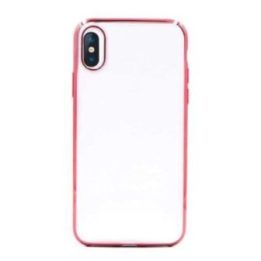 Raudonas TPU telefono dėklas iPhone XS/X (5,8")