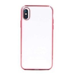 Devia blizgus minkštas TPU dėklas iPhone XS Max (6.5), raudonas