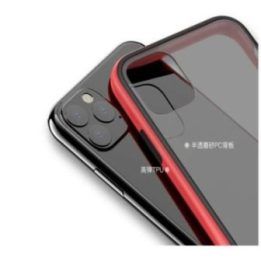 Raudonas telefono dėklas iPhone 11 Pro