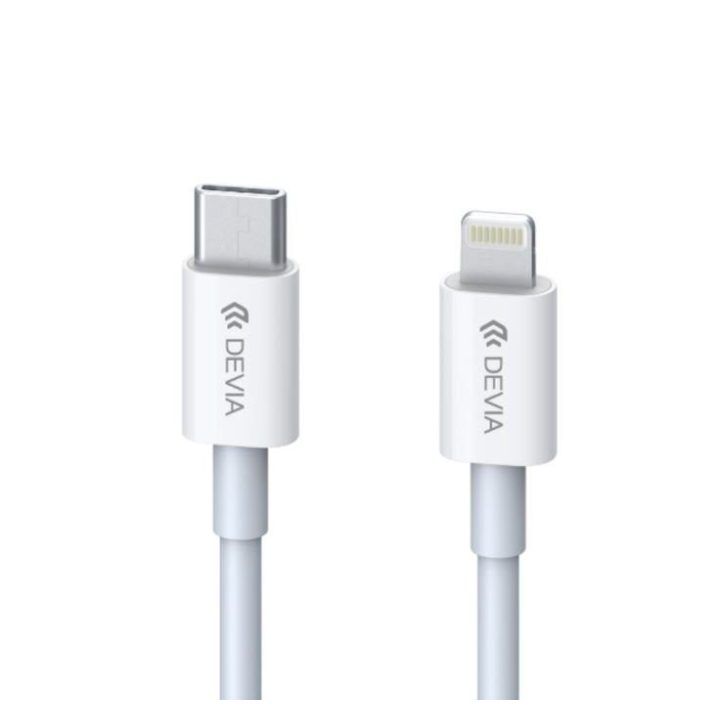„USB-C“ į „Lightning“ įkrovimo laidas, 1,5 m, baltas