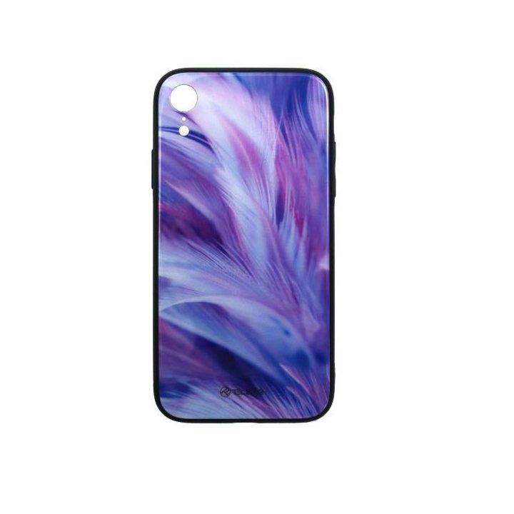 IPhone XR telefono dėklas Tellur Cover Glass, „Feather“