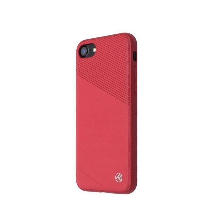 Raudonas telefono dėklas iPhone 8