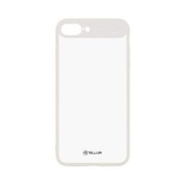 Permatomas baltas dėklas „iPhone 8 Plus“