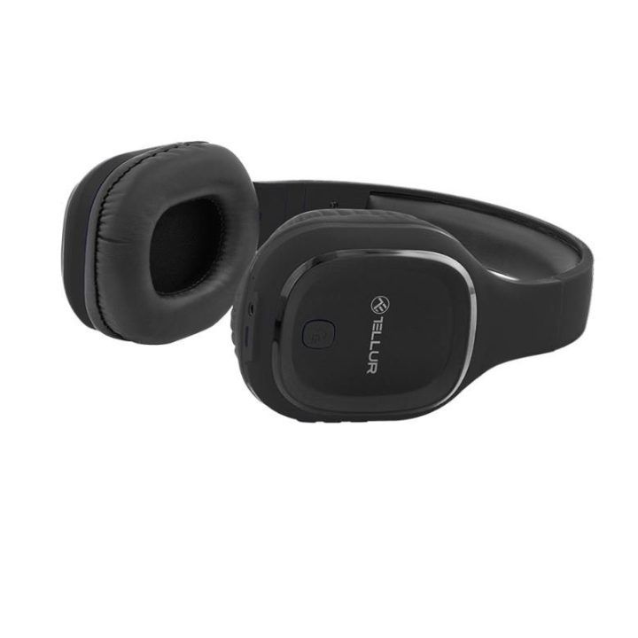 Juodos Bluetooth ant ausų ausinės Tellur Pulse