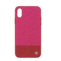 Rožinis blizgus dėklas iPhone X/XS