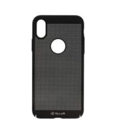 Juodas telefono dėklas su šilumos išsklaidymu iPhone X/XS